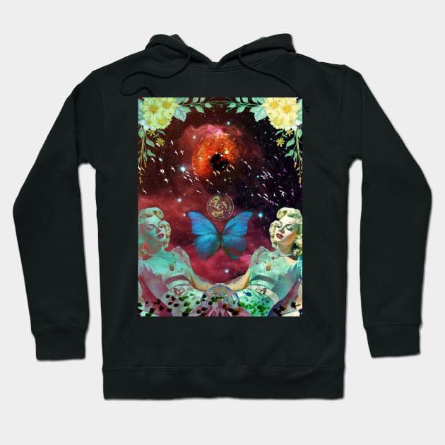 Planting Seeds - Surreal/Collage Art Hoodie by DIGOUTTHESKY